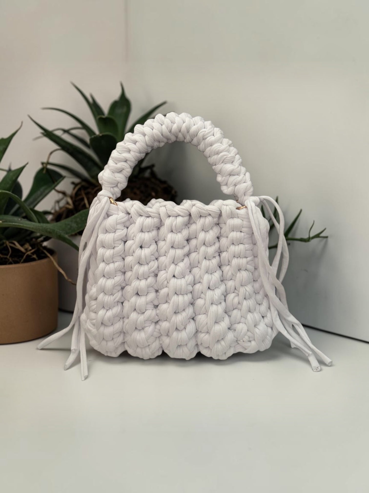 Pebble Top-Handle Bag